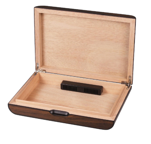 Humidor" Walnuss Dekor matt" für ca. 10 Zigarren